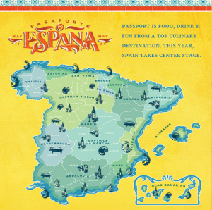Central Market's Passport Spain Banner