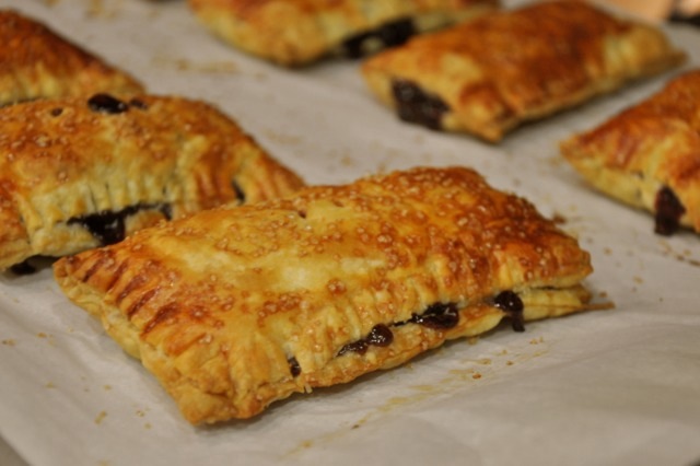 Cherry Hand Pies hot from the oven