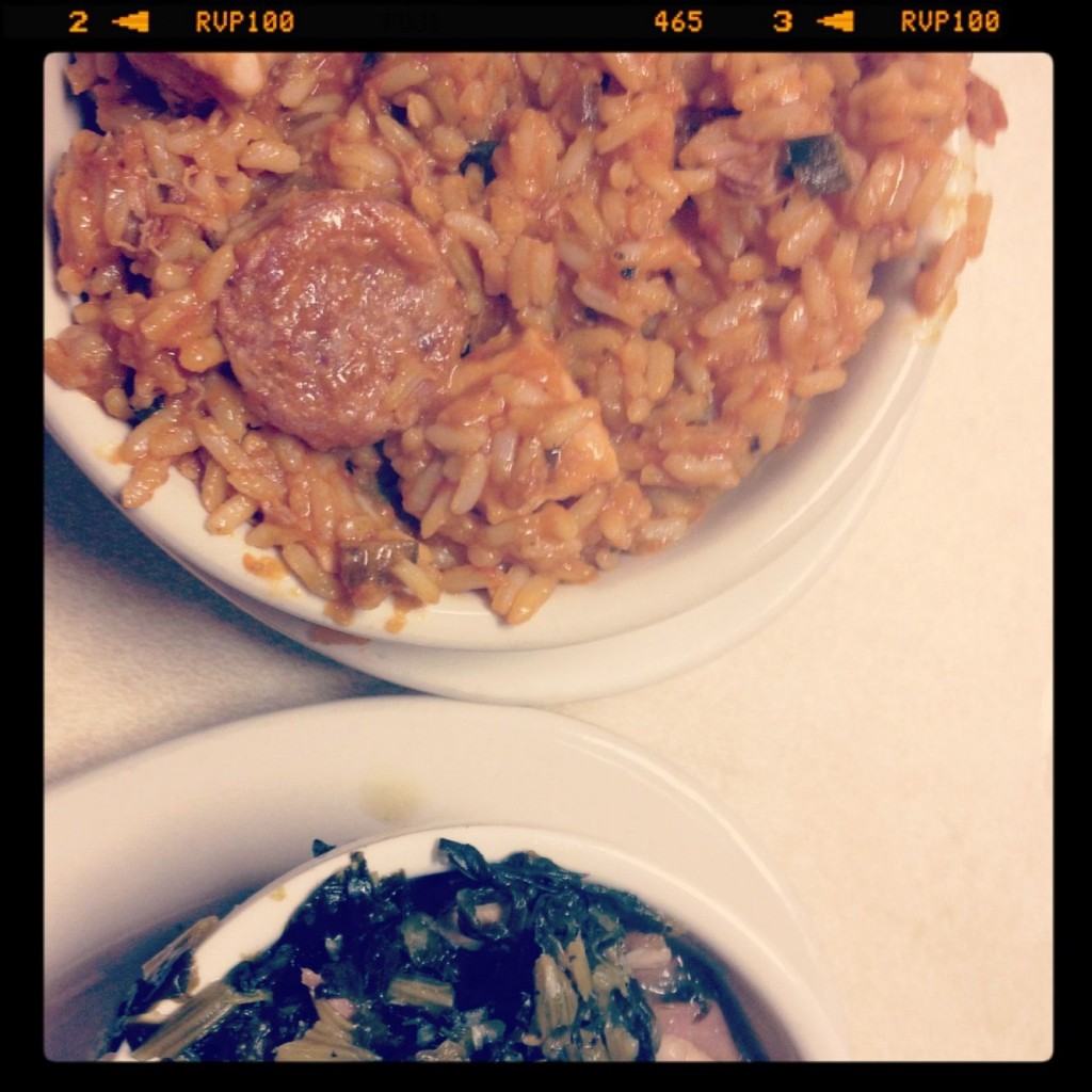 Jambalaya and Collards at Mother's in New Orleans